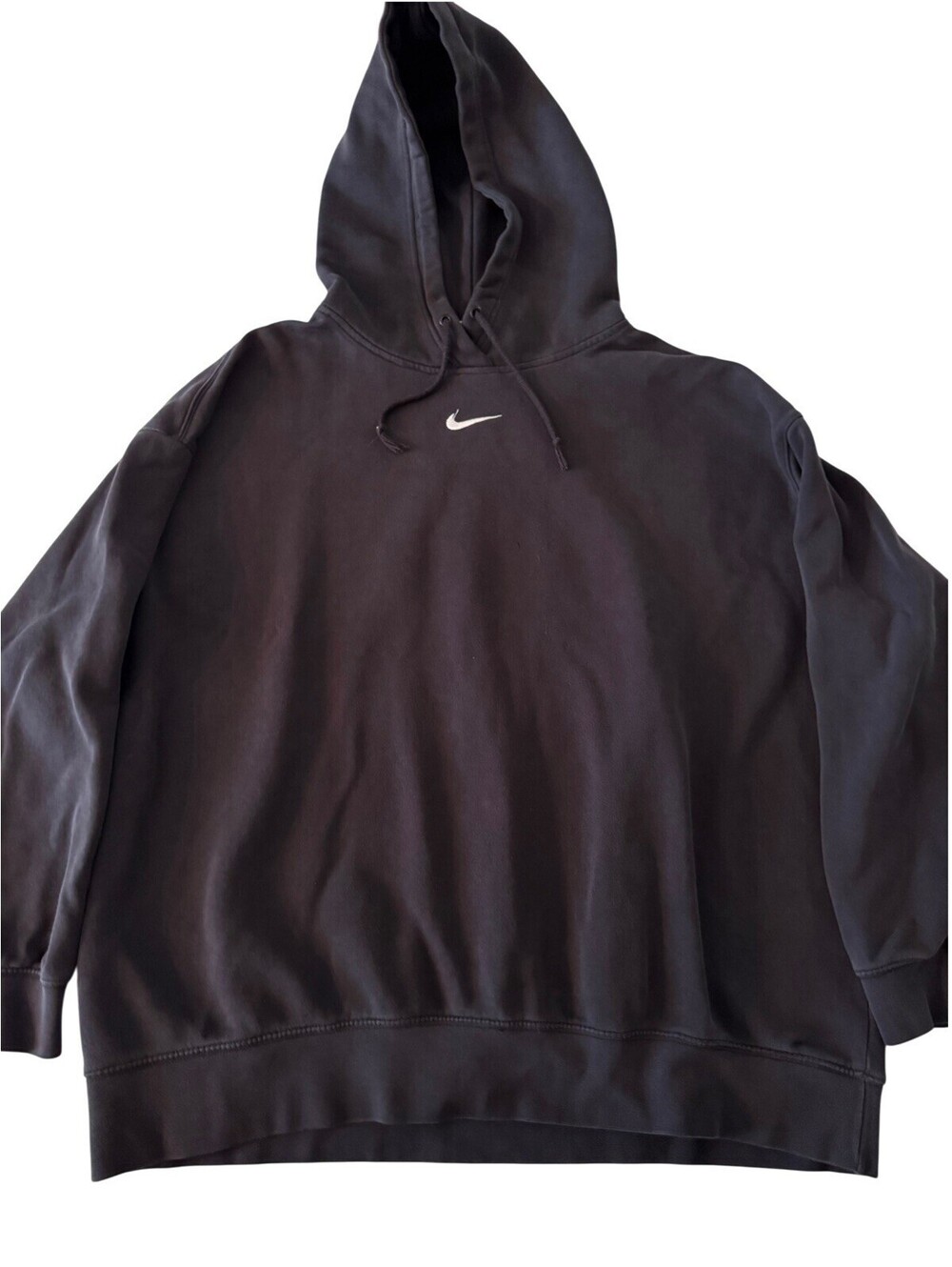 Nike Men’s Black Center Swoosh Hoodie Size XL Sweatshirt Used